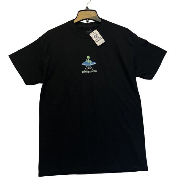 Men's Black T-Shirt Party Pants  Beer Me Up Logo Mens Teal  Size M New - Picture 4 of 12